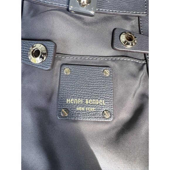 Henri Bendel Convertible Gray Nylon Jetsetter Backpack - Picture 5 of 9